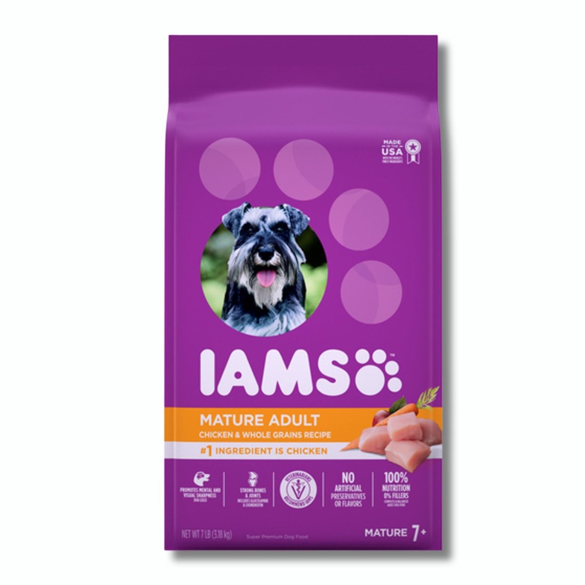 IAMS Healthy Aging Dry Dog Food 7+ - 3.18kg - Pet Supply